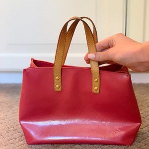 Louis Vuitton Vernis Houston Tote PM (Pink-RARE)